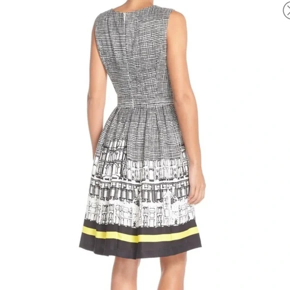 Ellen Tracy Black & White City Dress - Picture 2 of 16